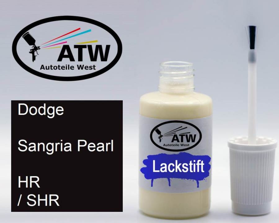 Dodge, Sangria Pearl, HR / SHR: 20ml Lackstift, von ATW Autoteile West.